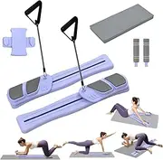 Pilates Board,Pilates Equipment for Gym and Home - Multifunctional Exerciser for Health Training Gym Home Cardio Yoga Workout