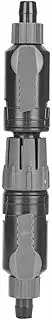 Aquarium Filter Connector, Aquarium Water Control Valve Quick Release Double Tap Connector, Fish Tank Hose Pipe Adapter for Aquarium and Garden Hose (K-16/22mm)