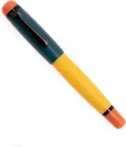OPUS 88 Fountain Pen Pumpkin OMAR Yellow Chrome Trim OP96231002-B