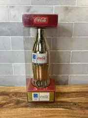Limited Edition GOLD Coca-Cola Bottle Atlanta Eagle 1996 Olympics Commemorative
