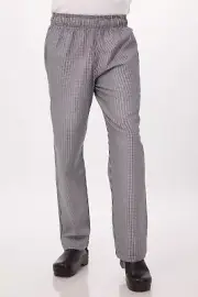 Essential Baggy Chef Pants Small Check Size Small Uniform Kitchen Trouser