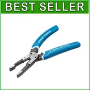 All-In-One Wire Stripper, Cutter, and Crimper with Knurled Jaw for Efficiency