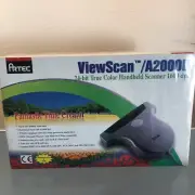Artec Viewscan A20000D 24-bit true color handheld scanner, factory sealed in box