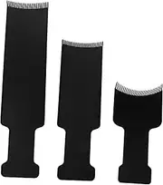 NULYLU 3pcs Professional Highlighting Board for Black Hair Dye Home Hair Dye Tools Kit Balayage Hair Dye Kit Hair Stylist Highlighting Paddle