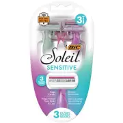 BIC® Soleil® Glow™ Women’s Disposable Razor, Assorted, 3 Pack