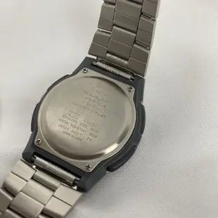 CASIO 卡西歐 十年電力雙顯錶 銀色電子復古鋼錶 AW-80D-1A (錶面未撕膜)