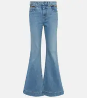 [Stella McCartney] Stella McCartney High-rise flared jeans 30 blue