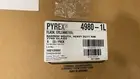 Corning Pyrex 4980-1L 1L Erlenmeyer Flask Narrow Mouth Heavy-Duty Glass, 6/Pack