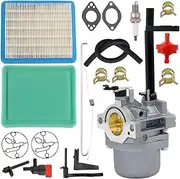 [Hippotech] 591378 Carburetor Replacement for Briggs & Stratton 6200 8550 10HP 796321 696132 696133 796322 697351 699958 699966 695328 with Snowblower Generator Tune-Up Kit