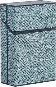 [Lorxilar] Cigarette Case, Hold 20 Cigarette, Plastic Cigarette Case Smoking Boxes, Portable Cigarette Case,One Size,Grey