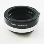 KIPON 可調光圈 PENTAX PK K A DA FA鏡頭轉 MICRO M4/3 PANASONIC相機身轉接環