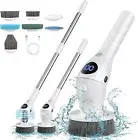 Cordless Scrubber Electric Spin Turbo Cleaning Brushes Bathroom Floor Cleaner