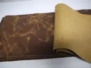 4 distress Matte leathers Top Quality Large 10.25" x 24" Reddish Brown