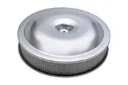 ACDelco Air Filter Assembly Round Aluminium Clear Anodized 14 in. Diameter 3 in. Filter Height 5 1/8 in. Base Each