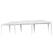 Unbranded Party Canopy Tent 10' x 30' w/ 5 Removable Sidewalls Outdoor White