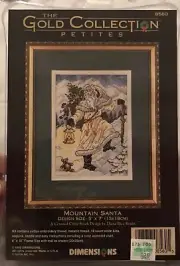 Mountain Santa Dimensions Gold Collection #8560 NOS