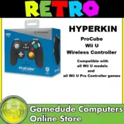 HYPERKIN WiiU ProCube Wireless Controller Black MODEL:M07165-BK 813048015567-F03