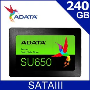 ADATA 威剛 SU650 120GB 240GB 240G 480GB 480G 960GB 960G SSD