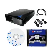 Produplicator Asus 16x External Blu-ray Drive with BD Suite Disc, USB 3.0 Cab...