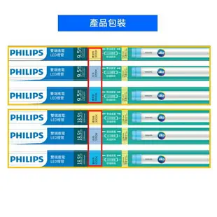 飛利浦 PHILIPS T8 雙端入電 LED 玻璃燈管 LED tube 2尺 4尺