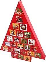 GAROZATION Holiday Countdown Calendar Days DIY Advent Calendar Boxes for Festive Home Decor and Holiday Party Favors Exciting Countdown to Christmas Celebration