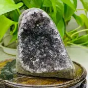 290g Natural Amethyst Geode Mineral Specimen Crystal Quartz Energy Decoration