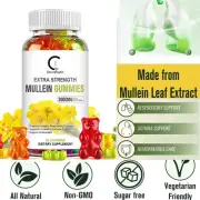 Mullein Leaf Extract Lung Cleanse Respiratory Herbal Health Care
