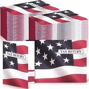 Skyygemm 50 Pcs Tax Return Folders 9 X 12 Inch Two Pocket Tax Folders for Tax Preparers Paper File Folders Tax Organizer for Documents Letter
