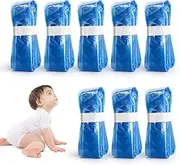 LALAASHHOP 8 Pack 10 Meters Nappy Bin Refill Bags, Odour-Proof, Compatible with Tommee Tippee Twist & Click Refill, Baby Diaper Bin Bag Liner Pails