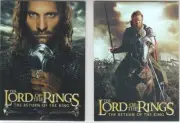 LORD OF THE RING RETURN OF THE KING BONUS FOIL CARDS 1 OR 2 OR SET BY TOPPS