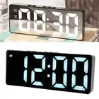 Digital Alarm Clock Multifunction Large Display Modern Style Temperature Dis Set
