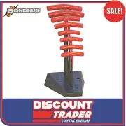 Bondhus T-Handle Hex Ball End Key Set 8Pc Metric with Stand Made in USA - 13189