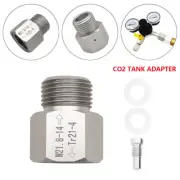 Cylinder Refill Aluminium Adapter T21-4 to W21.8-14 CO2 For Soda SodaStream
