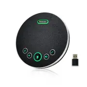 Conference Speaker with Microphone, Bluetooth/Wireless/USB omnidirectional Sp...