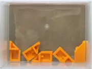 LEGO Parts - Orange Wedge 2 x 1 x 2/3 Left - No 29120 - QTY 5