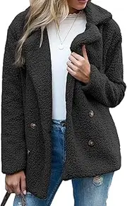 [Generic] Causal Jacket Fur Overcoat Winter Outfit Fashionable Fine Workmanship Exquisite No Burrs Festival Thickened Design Vintage