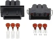 Xiaojiang Store 3 Pin Automotive Electric Cable Connector with Terminal DJ70323-6.3-11/21 (Size : 5 Sets)
