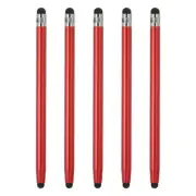 5pcs Stylus Pens for Touch Screens Capacitive Stylus Pen, Red