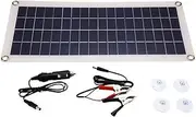 Monocrystalline18Volt Solar Panel,Portable Solar Panel PV Module Power Charger for RV Marine Cabin Roof Home Farm Battery and Other Off-Grid Applications