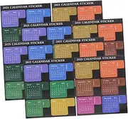 GARIOUANS 8pcs 2025 Monthly Index Stickers for Efficient Book Organization Removable Tabs for Journals Notebooks Planners Versatile Adhesive Dividers for Libraries Home Use