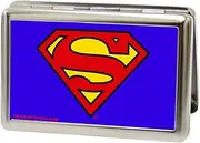 [Buckle-Down] Metal Wallet-Superman Fcg Blue