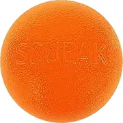 Planet Dog Orbee-Tuff Squeak, Nearly Indestructible Dog Ball Fetch-Chew Toy for Aggressive Chewers, Made in The USA, Medium 3-Inch, Orange