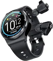 New 2 in 1 Smart Watch ＆ Bluetooth Earphone, 360mAh Large Battery Capacity Phone Watch, IP67 Waterproof Sports Watch Wrist Watch