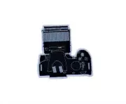 Patch embroidered badge iron on sew picture Camera Photography photographer