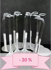20% Super Promo - Bundle Of 10 Holder for Doll Barbie - G.Bravot - France