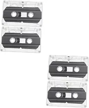 ETHZZLE 4 Pcs Low-Noise Cassette Tape Blank Cassette Tape Music 30 Minute Green