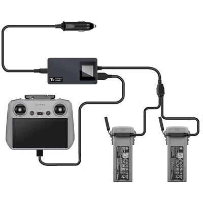 For DJI AIR 3 Spare Parts Car Outdoor Digital Display Charger Drone Accessories