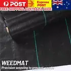 1.83x30m Weed Mat Weedmat Control Matting Woven Fabric Garden Plant DF