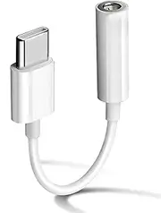 Apple MFi Certified USB C to 3.5 mm Headphone Jack Adapter for iPhone 15/15 Pro/Pro Max/Plus, Type C Aux Dongle Cable for Samsung Galaxy S23/S23/S22/S21Ultra, MacBook, Note
