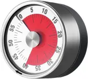 Hoisimdy Kitchen Timer Magnetic Visual Timer Mechanical Countdown 60 Minutes Tim